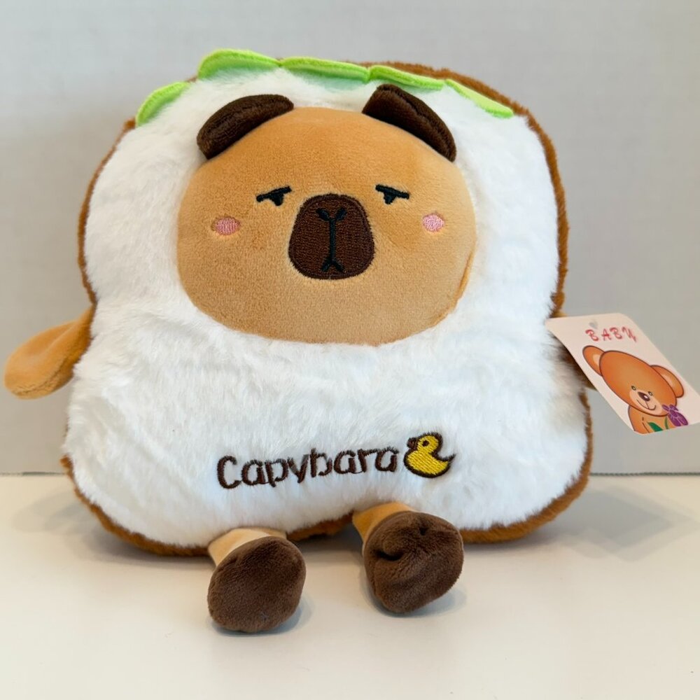 Capybara Avocado Toast Plush Toy (BRAND-NEW W/TAGS)‎